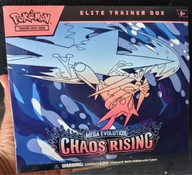Pokémon TCG Mega Evolution Chaos Rising Elite Trainer Box