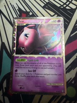 Mew Holo Pokémon Card 97/102