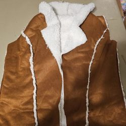 Fuzzy Vest Outerwear Trendy Fall Fleece Sherpa Sleeveless Old Money Coat Vests