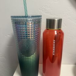 2 New Starbucks Cups 