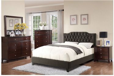 Full size bed frame and mattress orthopedic