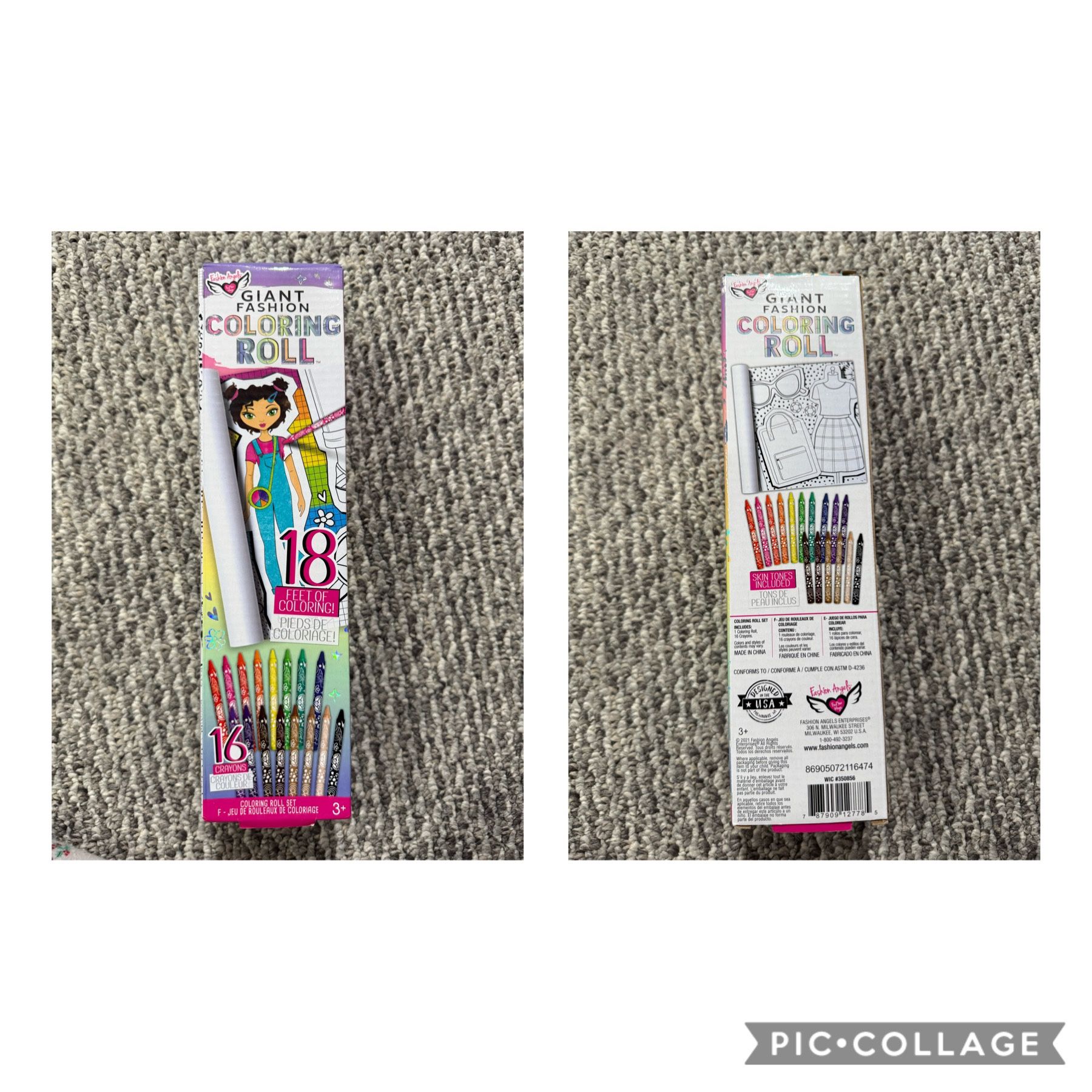 NEW- Giant Fashion Coloring Roll