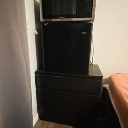 Working Microwave And Refrigerated