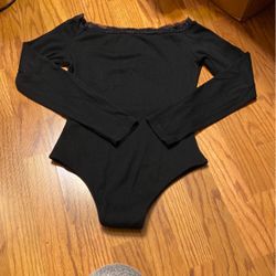 Black Bodysuit, Size Medium