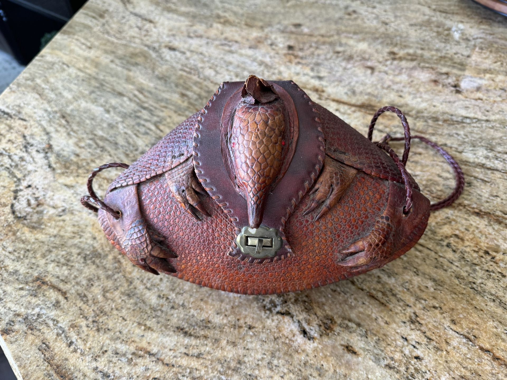 Real Antique Armadillo Purse