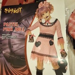 Pastel Pink Doll  Custome 
