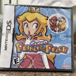 Super Princess Peach Nintendo DS NIB