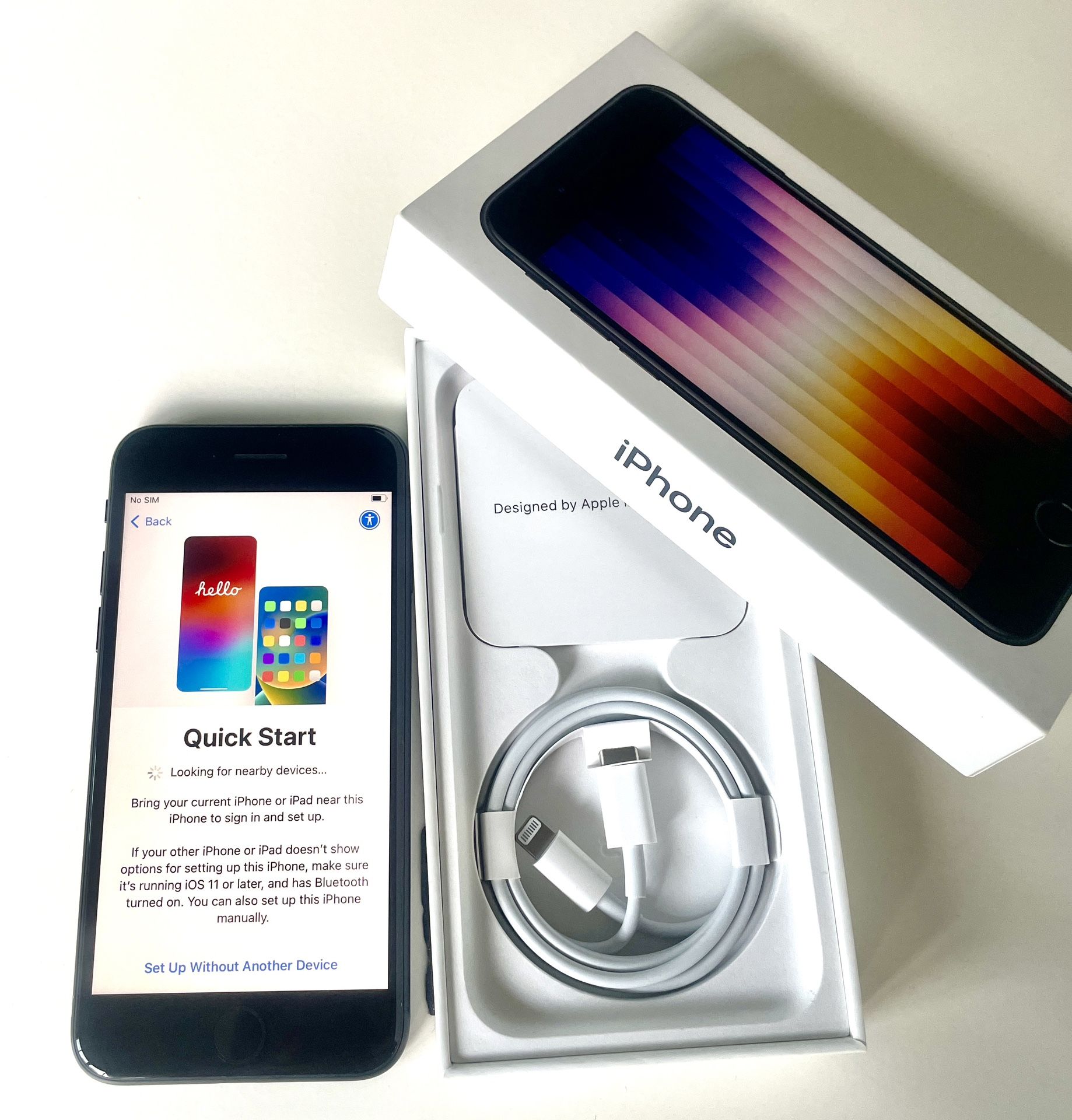 Apple iPhone SE 3rd Gen 64GB Unlocked Very Good Condition - Midnight / Black