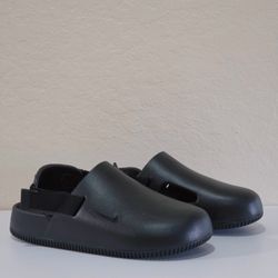 Nike Calm Mule Black Slides Size 9 Mens