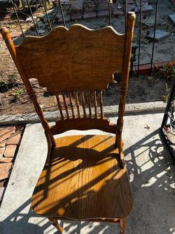 Antique Wood Dining Chair