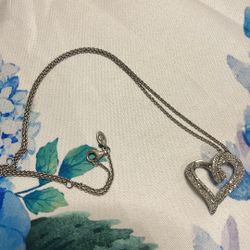 Heart Pendant With Necklace 