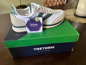 Women’s Tretorn Leather Kristine Retro Jogging Sneakers~~NW BOX~~Size 7.5~~
