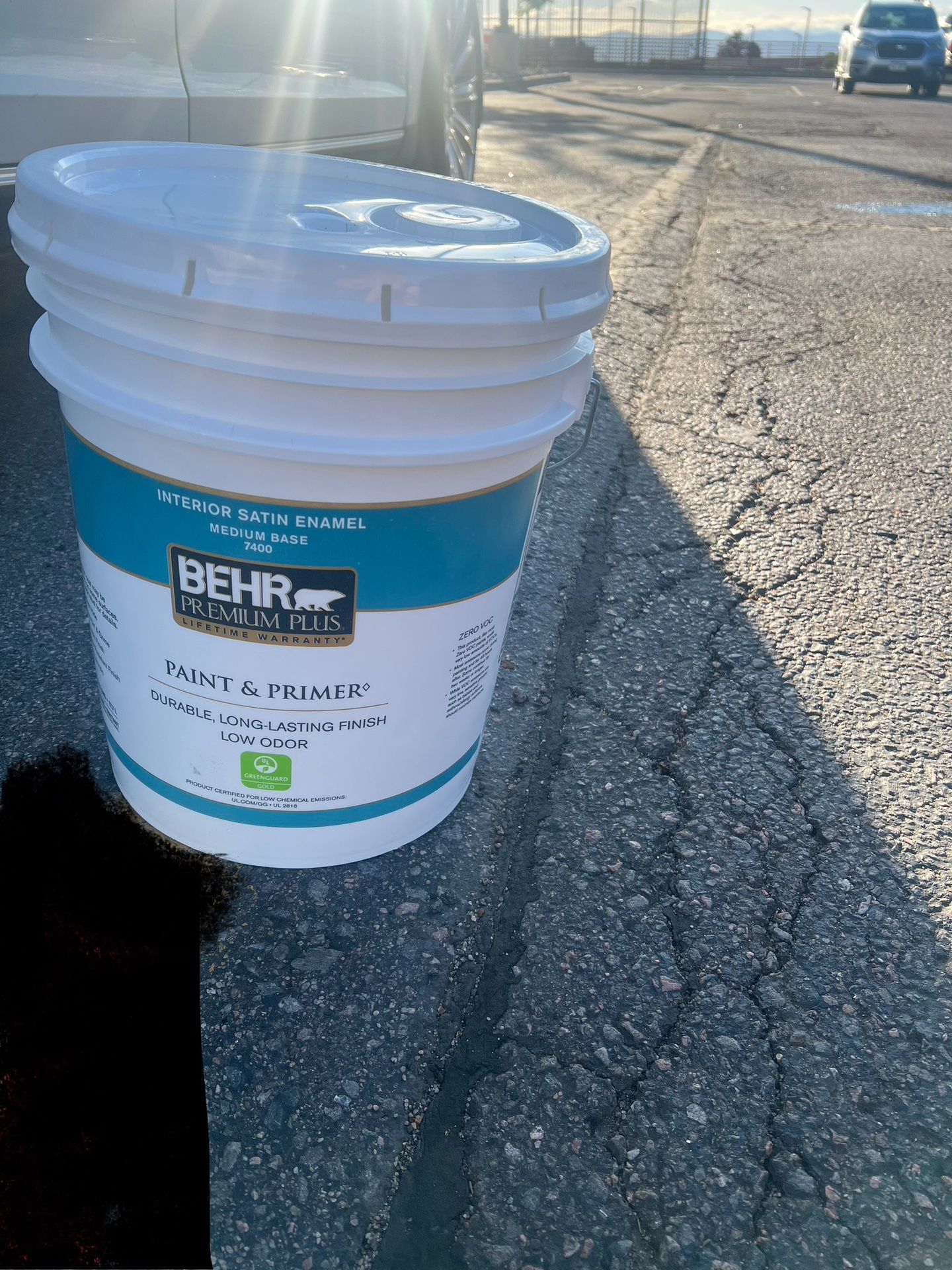 5 Gallon White Paint+primer