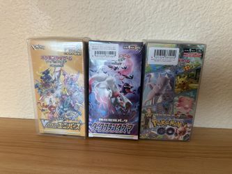 Sealed Pokémon Boosters. Japanese