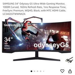 Samsung 34 Inch Gaming Monitor