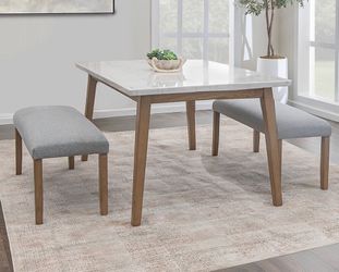 Marble Top Dining Table Set