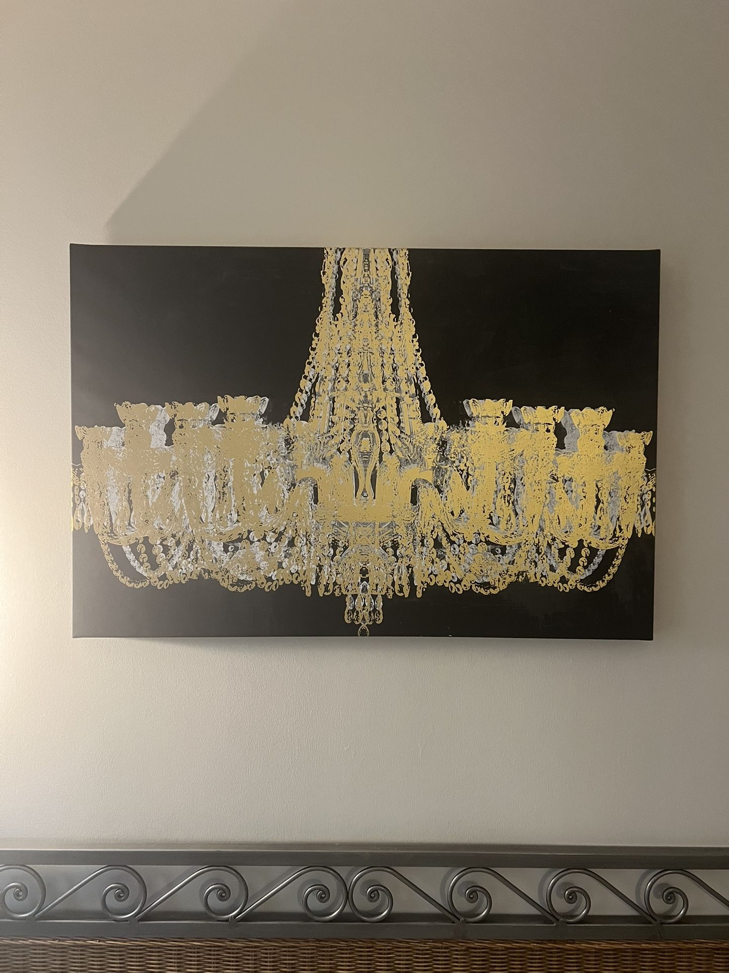 Oliver Gal Chandelier Canvas