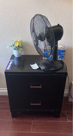 Brown 2-Drawer Nightstand and Dresser