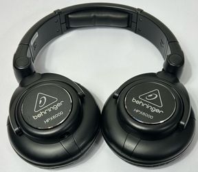 Behringer HPX6000 headphones over-ear DJ wired professional (#1277)