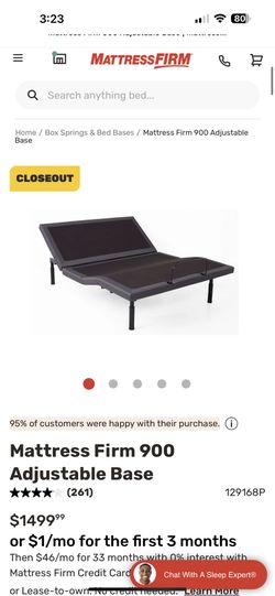 Used - Like New Queen Adjustable Base