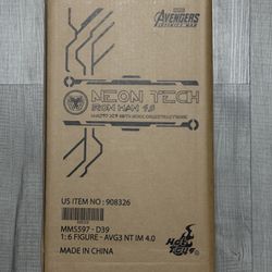 Hot Toys 1/6 Scale Neon Tech 4.0 Iron Man Mark 50 from Marvel Avengers