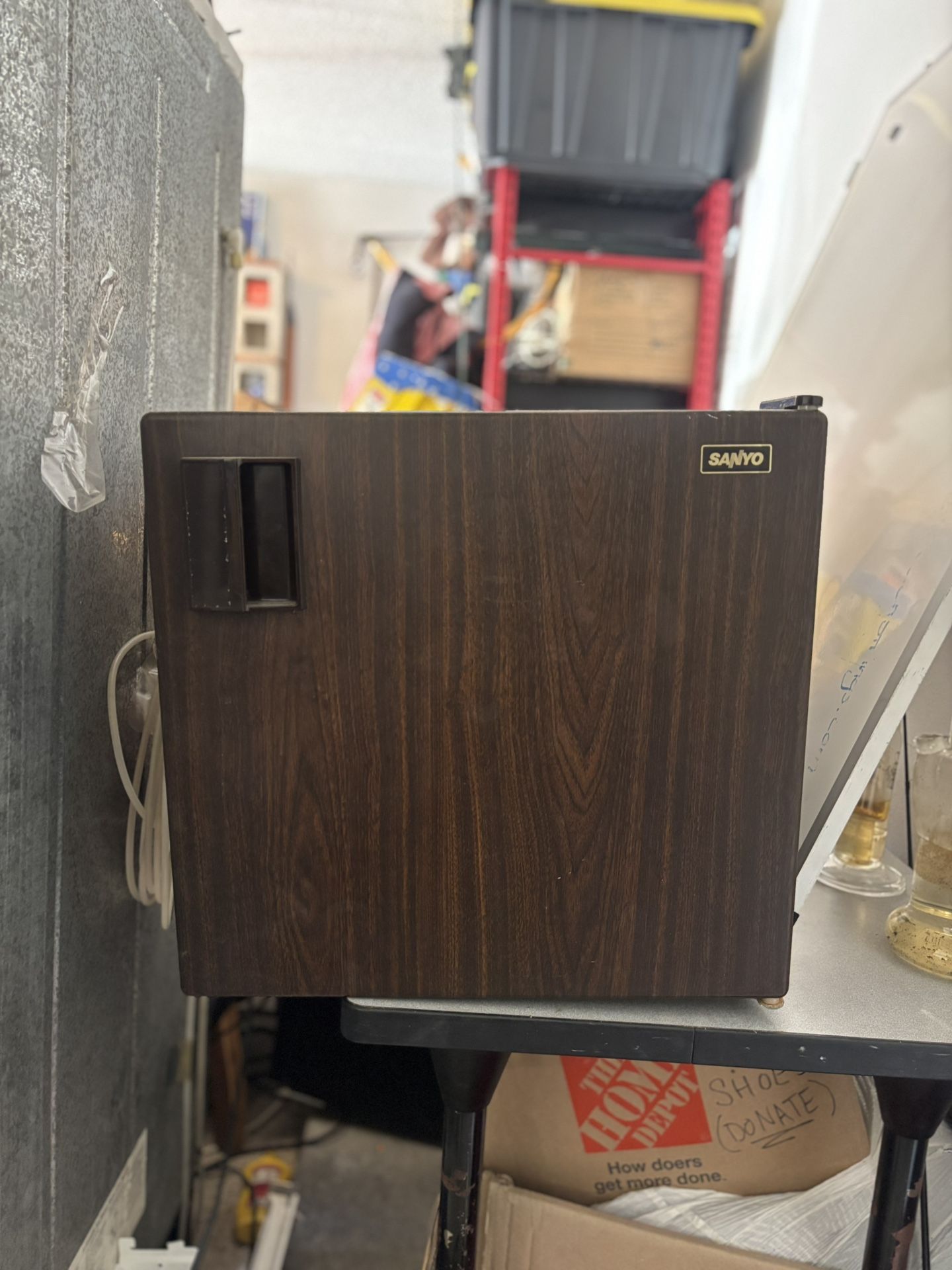 Sanyo Wood Style Mini Fridge
