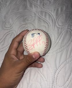 Ball Signed By Salvador Perez