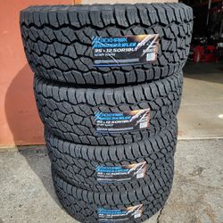 35X12.50 R18 LT ALL TERRAIN TIRES SILVERADO SIERRA RAM F150 TUNDRA TITAN RUBICON GLADIATOR RAPTOR 