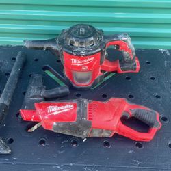 Milwaukee HandVac 20v & 12v