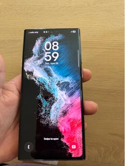📱 Galaxy S22 Ultra 128GB UNLOCKED ⚡ S Pen 10x Zoom NO GOOGLE LOCK $320