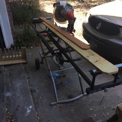 Delta Universal Folding Miter Saw Stand With Wheels!