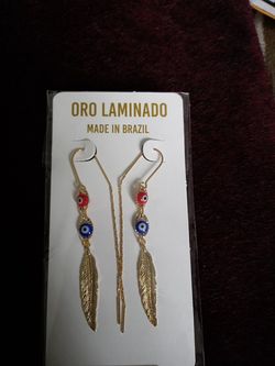 Gold plated earrings - Aretes en Chapa de Oro