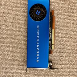AMD Radeon Pro WX4100 4GB, Mini Displayport Video Card