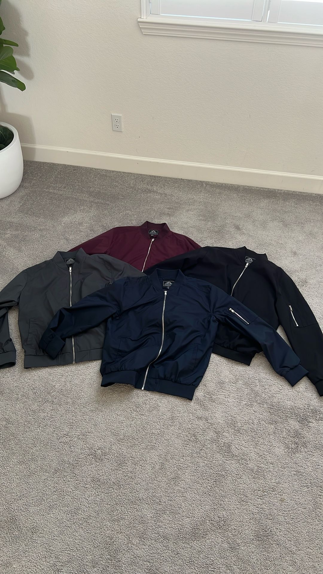6 Large Size Bomber Jackets 