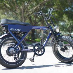 Zugo E-bike 750 Watt Full Ebike Or Assist Up To 80 Miles Per Charge