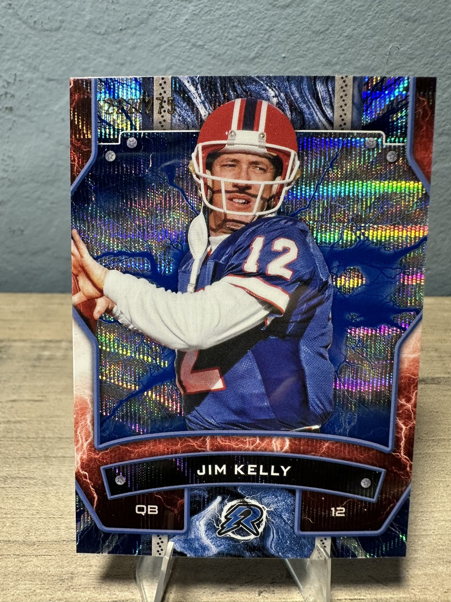 2025 Topps NFL - Resurgence Jim Kelly #92 ARC Refractor #’d /275 Color Match