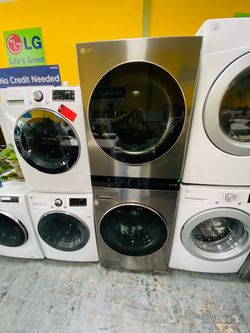 Lg stackable washer and dryer 11$ down payment