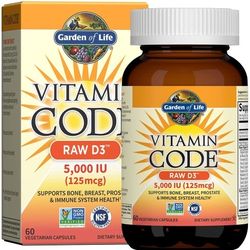 Garden Of Life Vitamin Code Raw Vitamin D3 5,000 IU Capsules