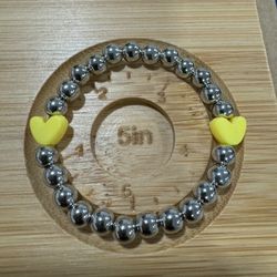 Yellow Heart Bracelet 