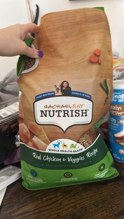 Rachael Ray Nutrish Adult Dog Food – Chicken & Veggies (Opened, Unused)