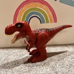 DINOSAUR - T-REX - 12 INCH!!  ROARS, LIGHTS UP AND WALKS