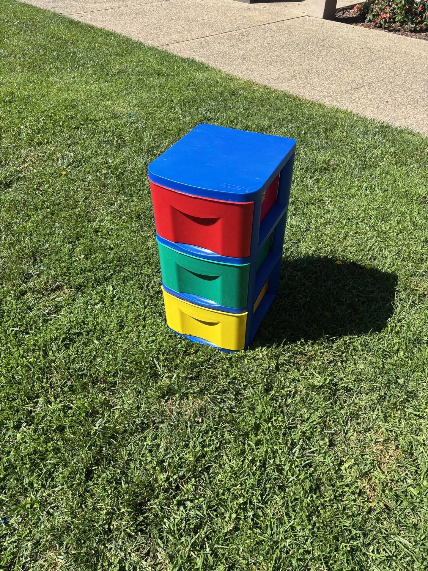 Storage Sturdy Colorful with 3 Drawer