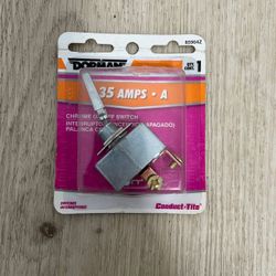 Dorman Conduct-Tite 85904Z Chrome Toggle Switch 35 Amp Heavy Duty NEW Sealed