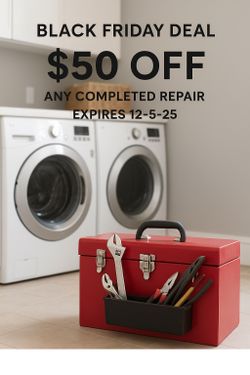 Save $50 On Washer And Dryer Repair 
