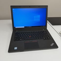 Lenovo ThinkPad L460 14” Laptop 2.50ghz Core i5-6300U 8gb RAM 256gb SSD Windows 10 Pro 