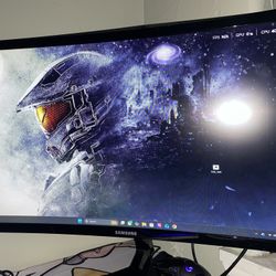 24in Samsung Curved Gaming Monitor 