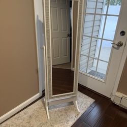 Jewelry Armoire With Mirror