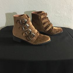 Brown  Suede  Boots
