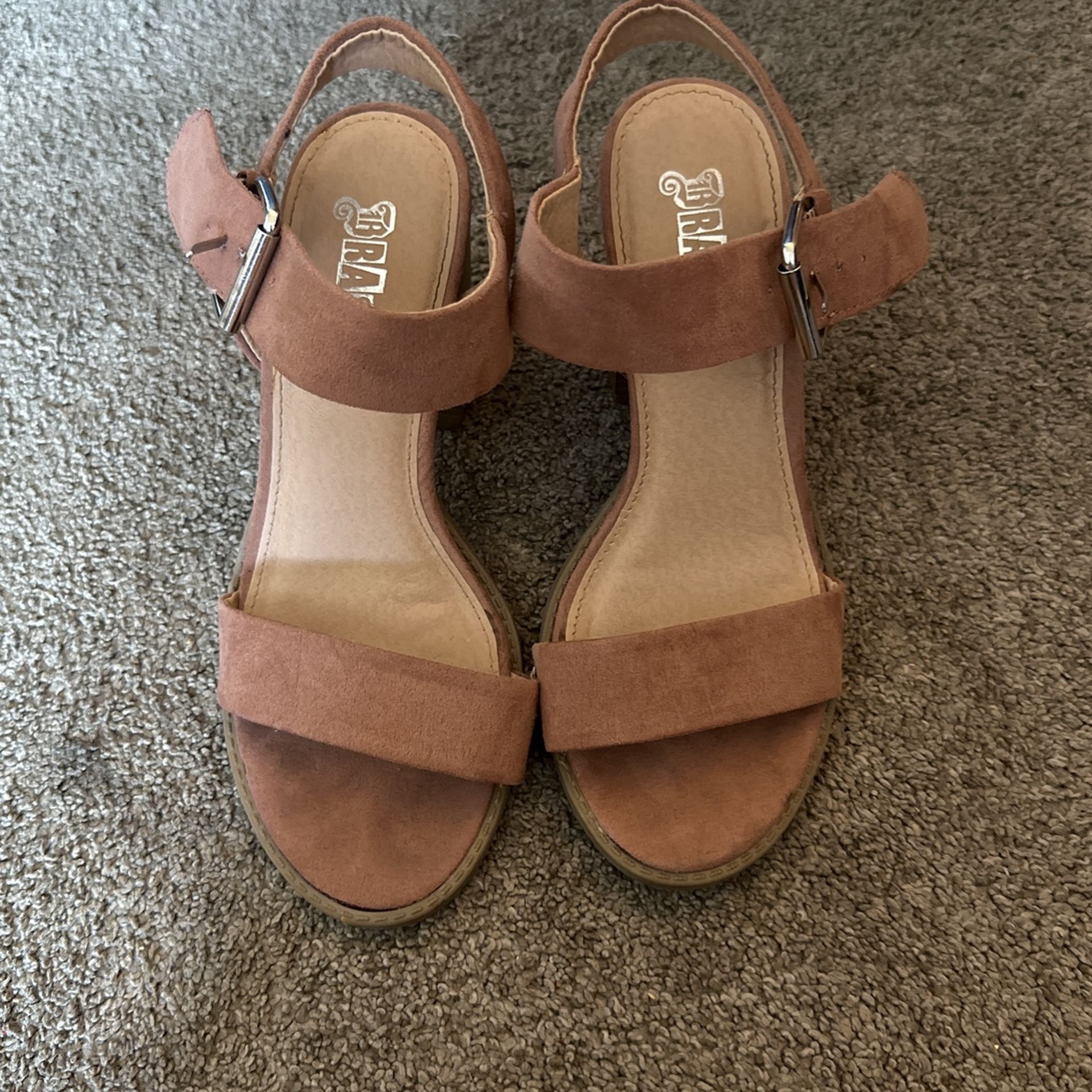 brash heels, Pink, Size 7