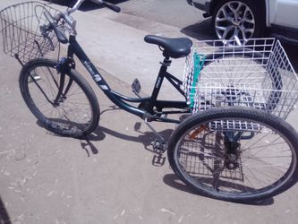26-in green viribus adult tricycle 3-wheeler